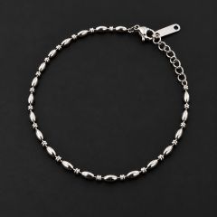 Filigranes Edelstahl-Armband – silberfarben #1